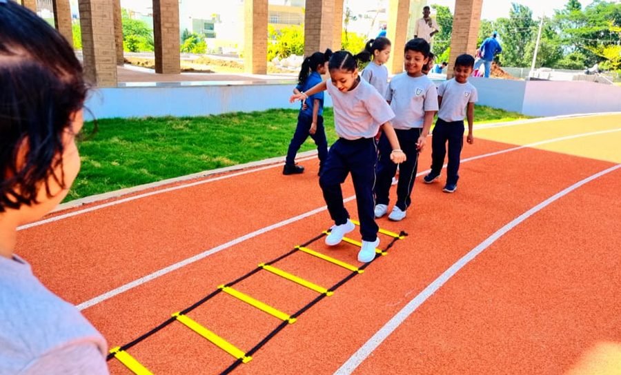 Speed & Footwork Training on Running Track